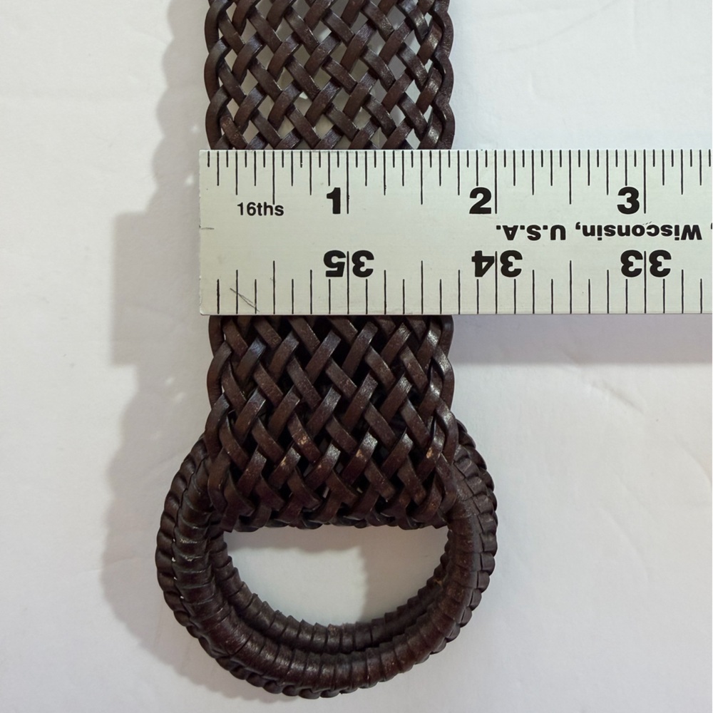 J. Crew Belt Brown woven size M/L - Picture 8 of 11